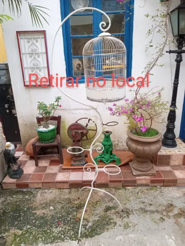 Suporte para gaiola decoração