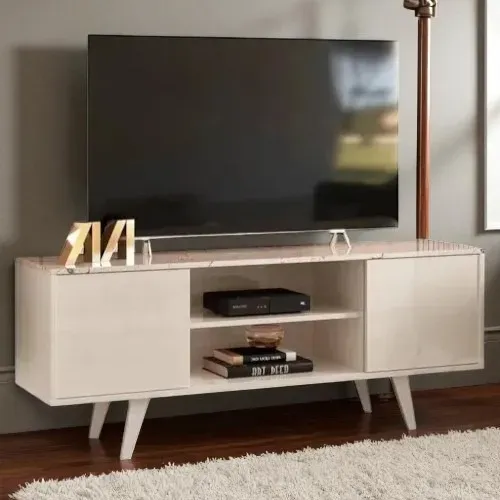 Na cor calacata off white rack lis a pronta entrega .