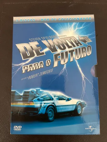 Dvd de volta para o futuro box de colecionador
