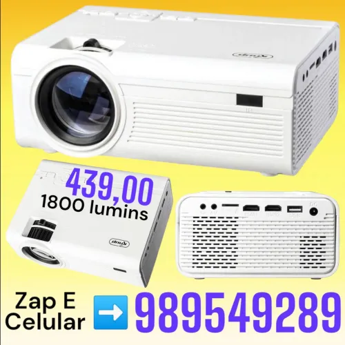 Projetor LED Multimídia Knup KP-PJ002.