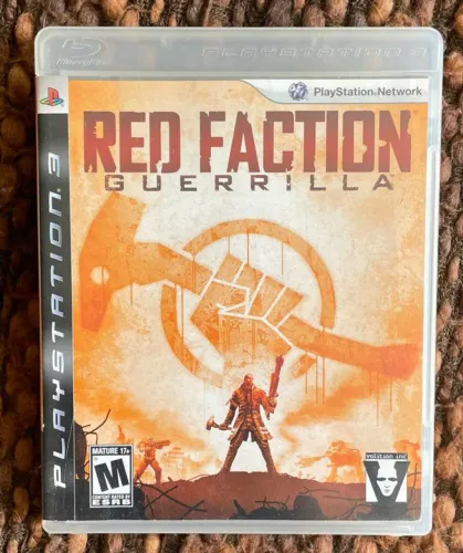 RED FACTION GUERRILLA ORIGINAL PLAYSTATION 3 PS3 MANUAL MÍDIA FÍSICA EM EXCELENTE ESTADO