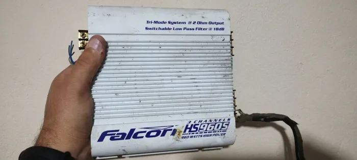 Amplificador Falcor HS9605 3 Canais 960 Watts
