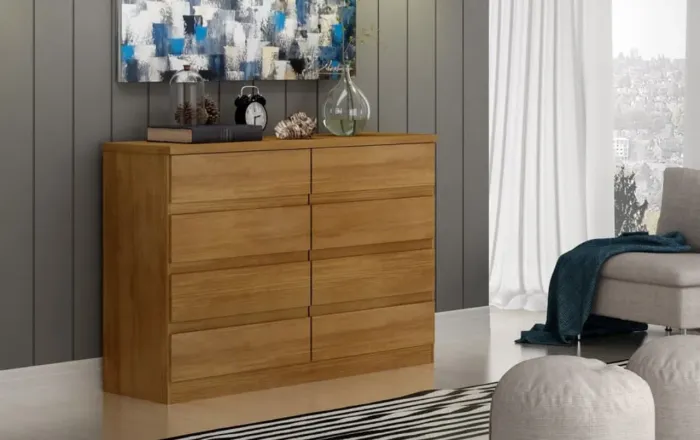 Cômoda Bello 8 Gavetas Novo Horizonte t43