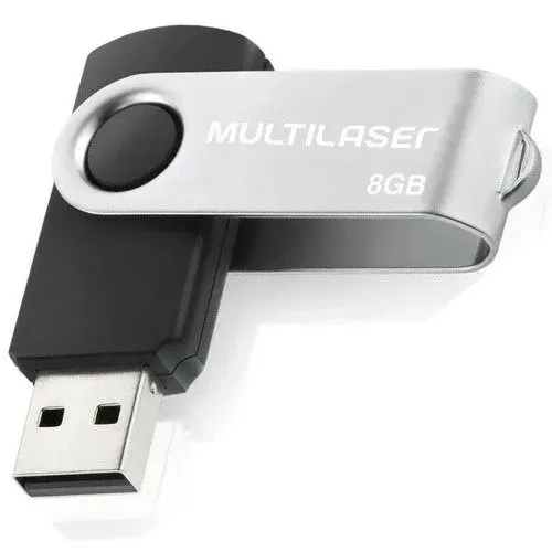 Pen Drive 8GB Multilaser - WZetta