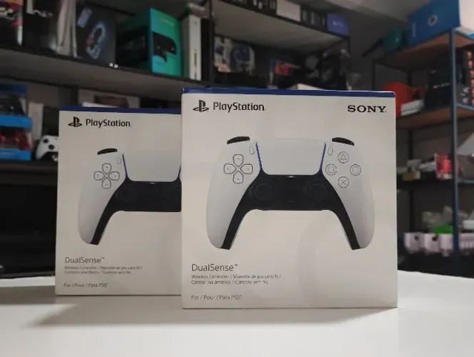 Controle novo lacrado de SONY PS5 branco original, parcelo no cartão