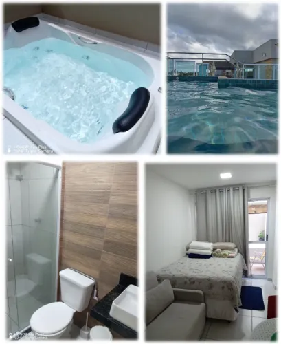 Repasso um Flat em Porto de Galinhas com Hidromassagem privativa todo mobiliado