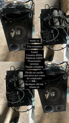 Caixa trio completa tr620