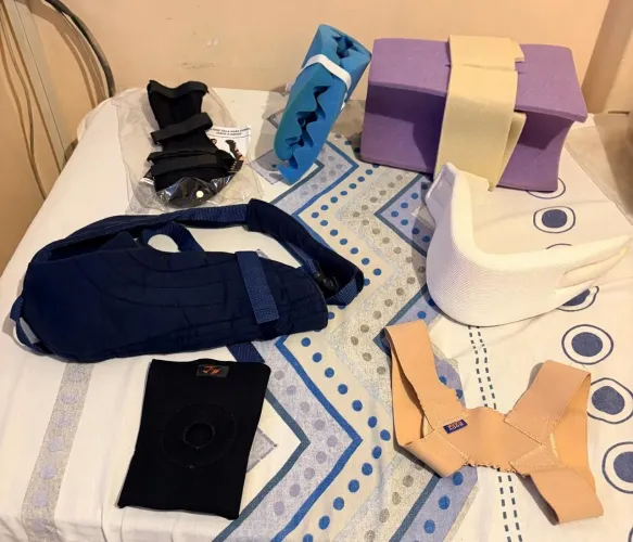 Vendo produtos ortopédicos em excelente estado, separados.