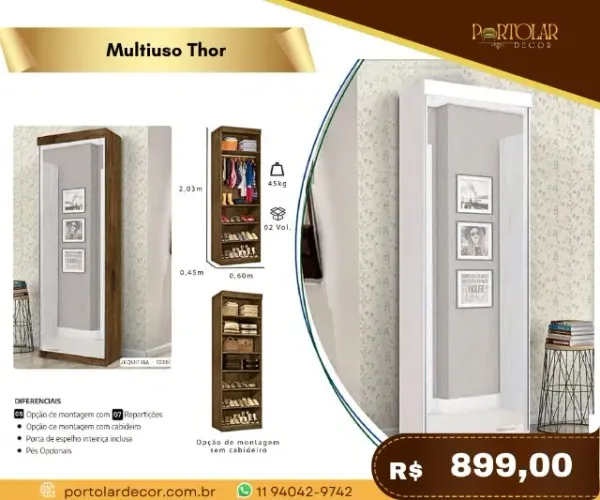 Multiuso Thor, a pronta entrega
