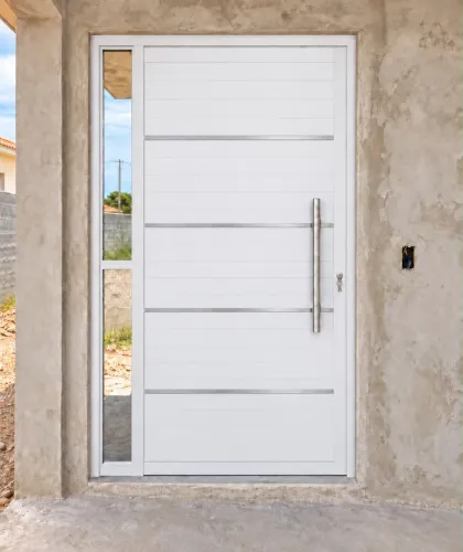 PORTA PIVOTANTE 2.10X1.20 BRANCA - LAMBRIL LUXO