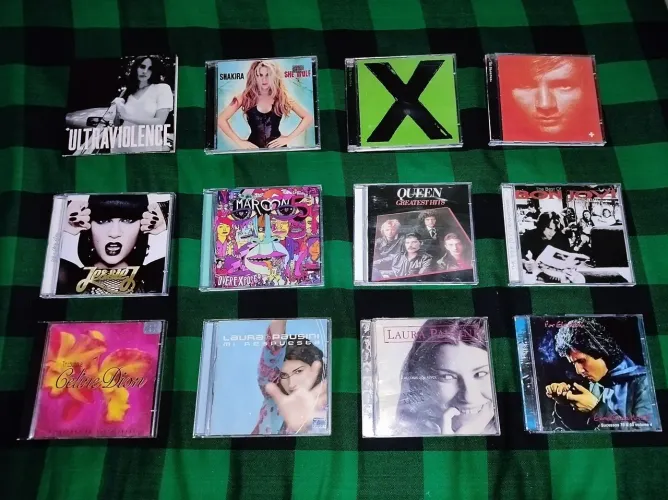 Lote de 12 CDs originais - Música Pop Rock