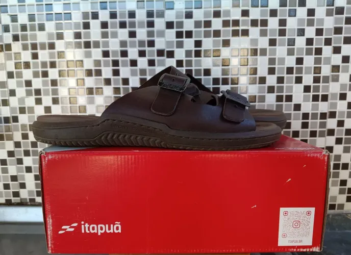 Sandália Itapuã Masculina em Couro Legítimo Original