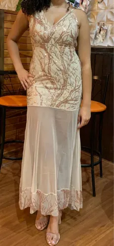 Vestido de Festa claro 