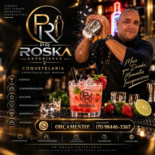Preparador de Roskas e Bartender