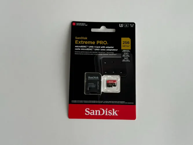 Cartão de Memória Micro SD Sandisk extreme PRO 256