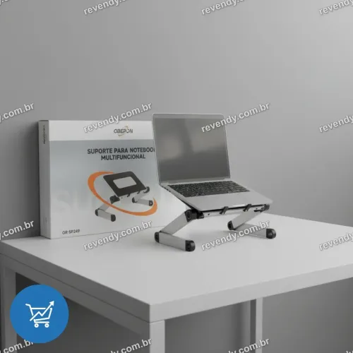 Base para notebook - Multifuncional Oberon OR-SP249 com Ajuste de Altura e Cooler