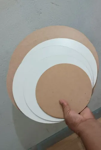 Placas de MDF cru e branco 3mm