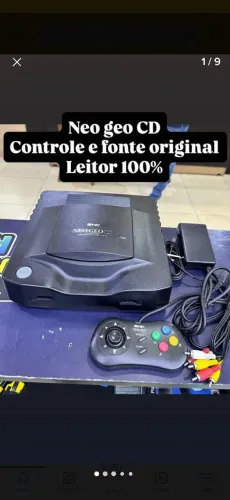Neo geo cd com jogos