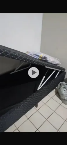 Cama de solteiro baú