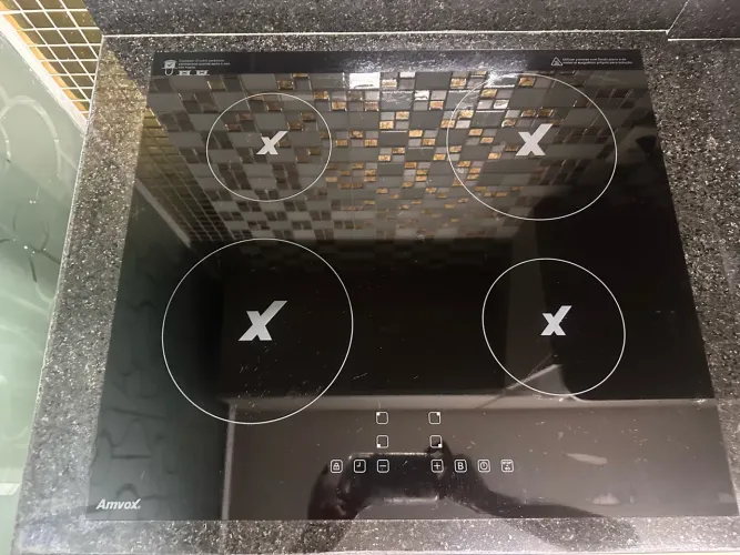 Vendo cooktop indução NOVO NUNCA USADO