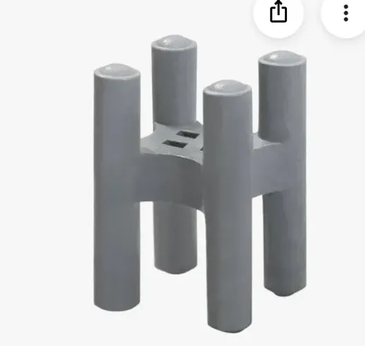 Kit 800 Espaçador Cadeirinha Concreto Para Ferragem 50mm