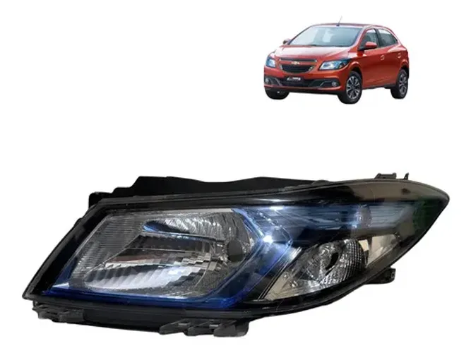 Farol Onix 2012 2013 2014 A 2015 Ltz Azul Esquerdo Original Esquerdo/motorista