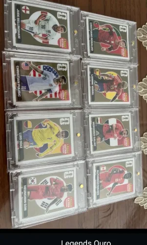 Vendo figurinha da copa 2026 Legends Ouro, Prata, Bronze e Lilás