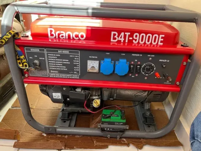 Gerador de Energia Branco 9 KVA - Gasolina