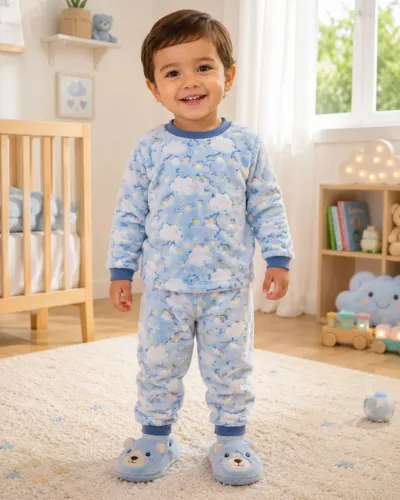 Pijama infantil fleece 