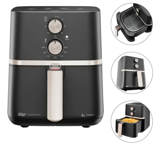 Fritadeira Elétrica Wap Airfry Family 4L 1500w 220v