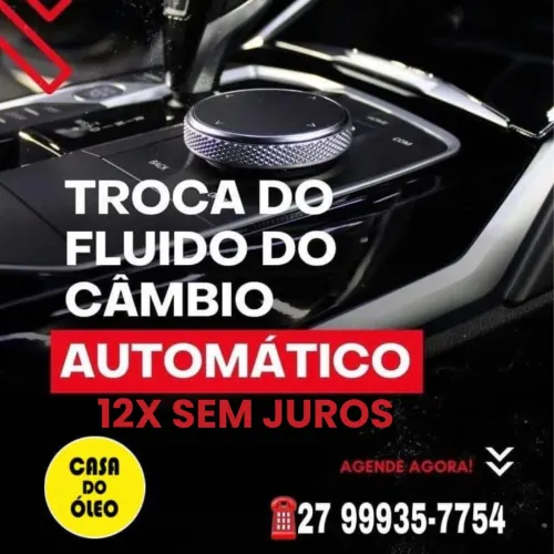 Troca de óleo do câmbio automático 