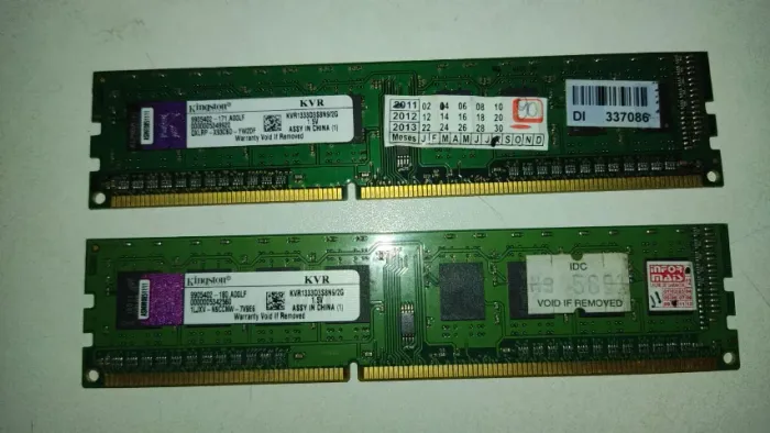Pente memória 2 GB 1333 MHZ Kingston para Desktop