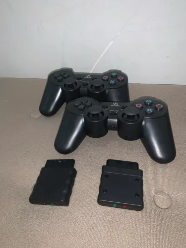 Kit 2 Controle PlayStation 2 - Sem Fio
