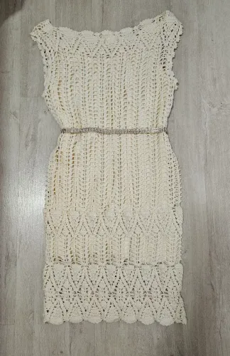 Vestido de crochê