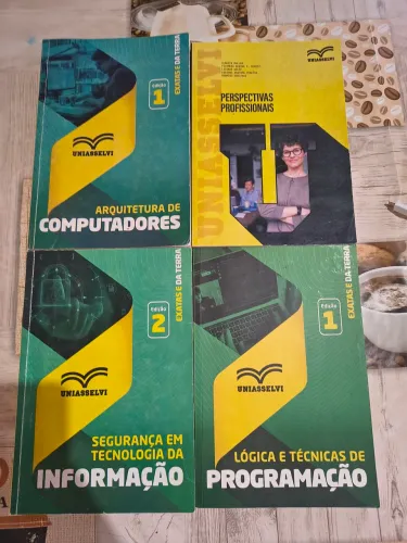 Kit 4 Livros ADS (Análise e desenvolvimento de sistemas) Uniasselvi - Bom Estado