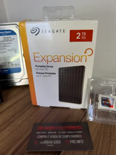 HD 2TB Externo Portátil Seagate