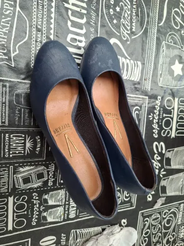 sapato vizzano, azul marinho, tamanho 35