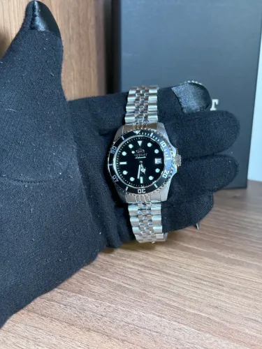 Relógio Orient Submariner 39 Automático Preto YN6SS023 D1SX
