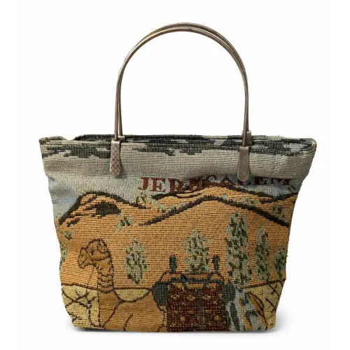 Bolsa de tecido tapeçaria Jerusalém
