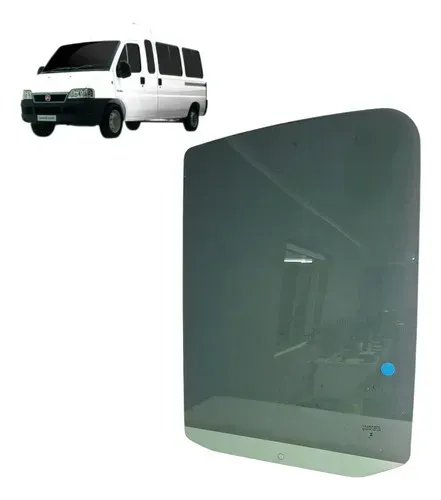 Vidro Porta Dianteira Esquerda Ducato Van 2006 A 2017