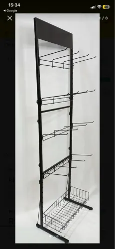 Expositor de ferro para chinelos