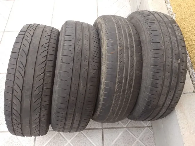 Pneu 185/70/14 meia vida 4 pneus