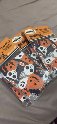 Caixa pipoca Halloween Cromus