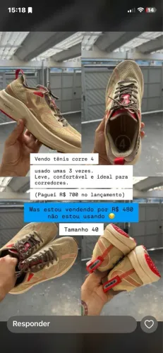 Tênis corre 4 