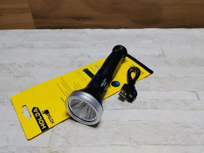 Lanterna LED Recarregável 3W Super Potente - Alta Iluminação