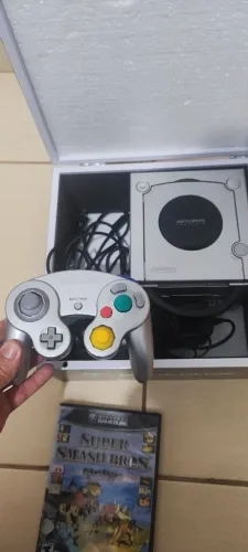 Nintendo game cube prata 