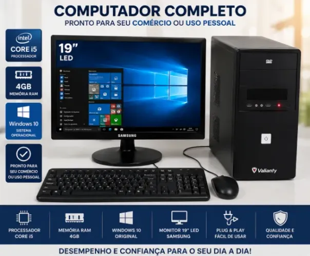 COMPUTADOR CONPLETO CORE I5 SISTEMAS PDV USO PESSOAL((ACEITAMOS CARTOES OU PIX))