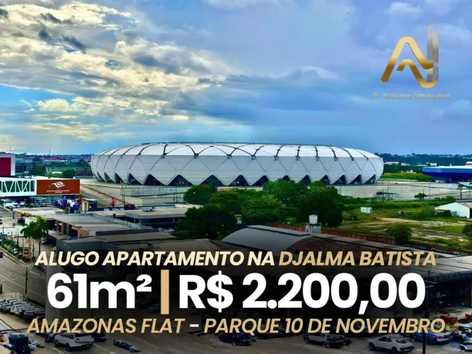 APARTAMENTO COM 1 QUARTO PARA LOCAÇÃO NO PARQUE 10 - Condomínio Amazonas Flat - Torre Nort
