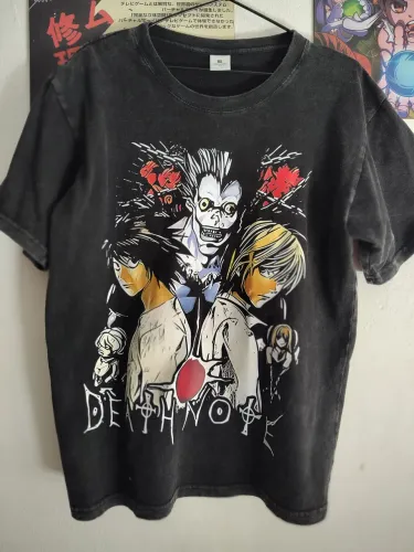 Camiseta Vintage Otaku Anime Death Note