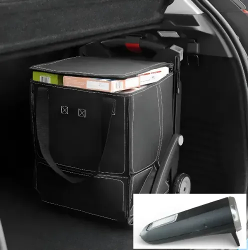 Carrinho De Compras + Lanterna Porta-Malas Original - Citroën C4 Picasso (Usado)